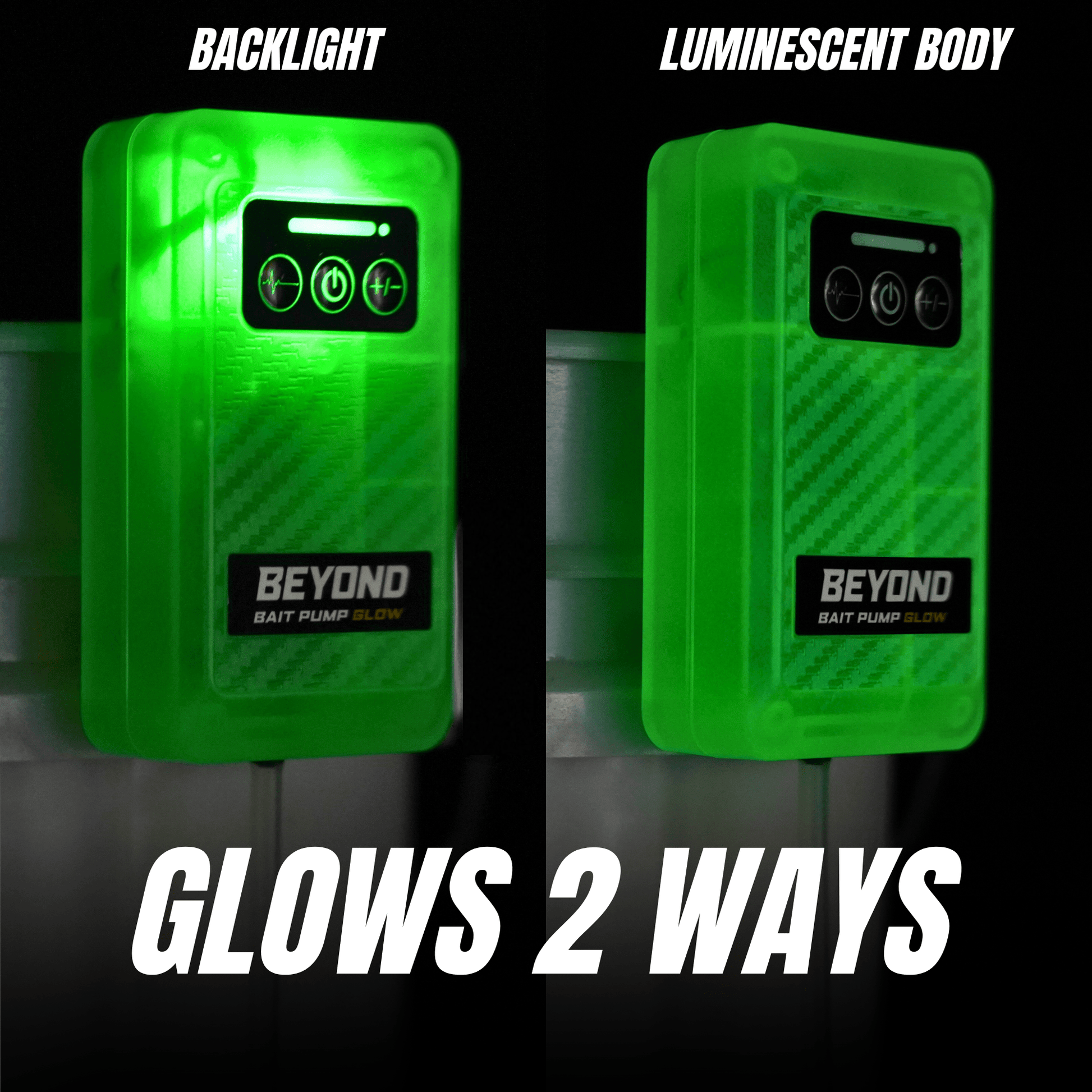 Beyond Bait Pump Rechargeable Aerator - Glow in The Dark Bubbler - Angler's Pro Tackle & Outdoors