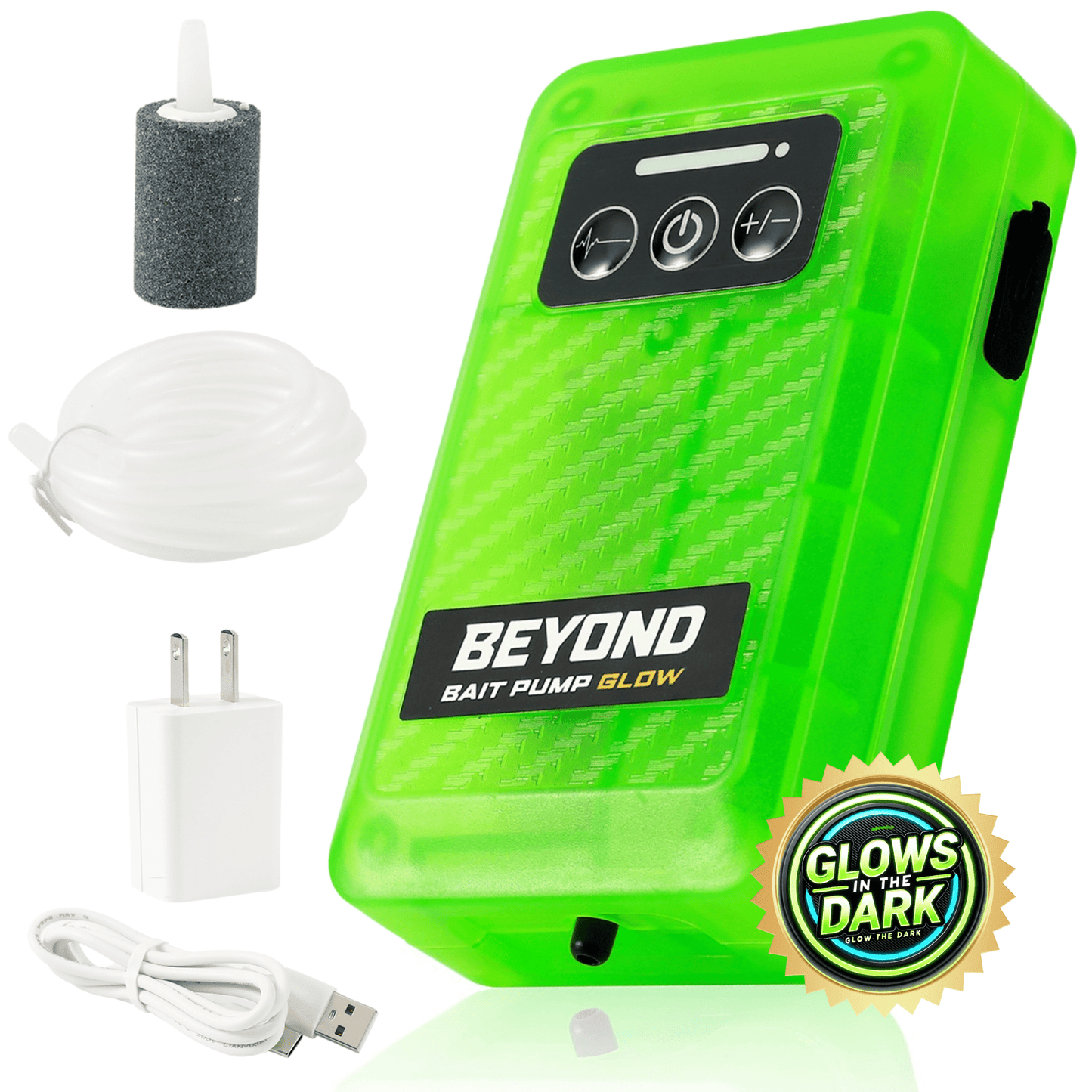 Beyond Bait Pump Rechargeable Aerator - Glow in The Dark Bubbler - Angler's Pro Tackle & Outdoors