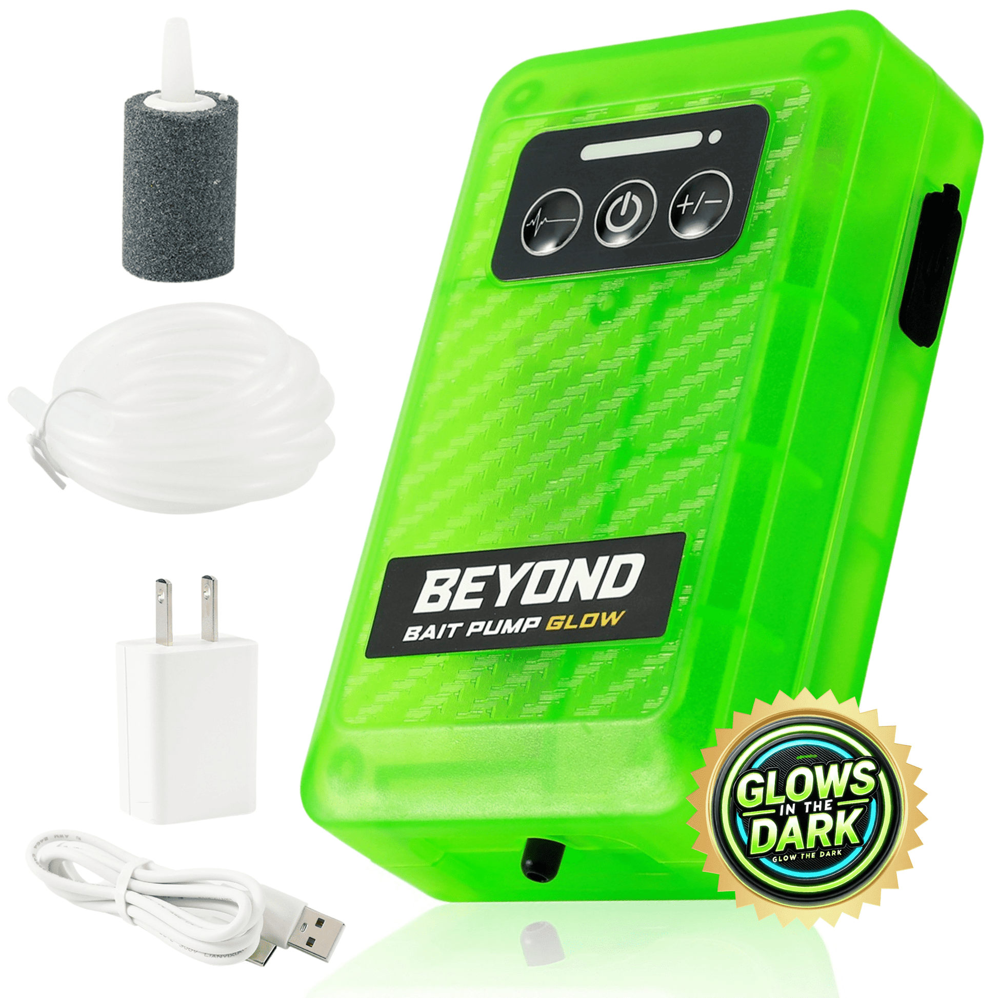 Beyond Bait Pump Rechargeable Aerator - Glow in The Dark Bubbler - Angler's Pro Tackle & Outdoors