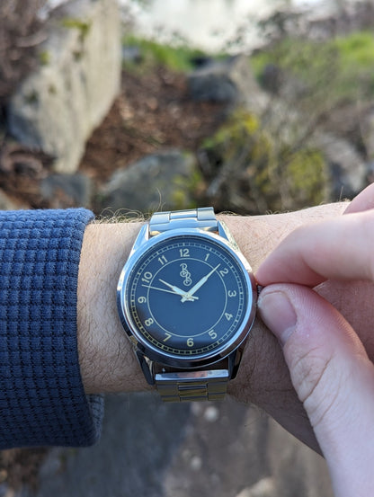 Beyond Boring Watch Co. Black and Gold Classic Watch - Angler's Pro Tackle & Outdoors