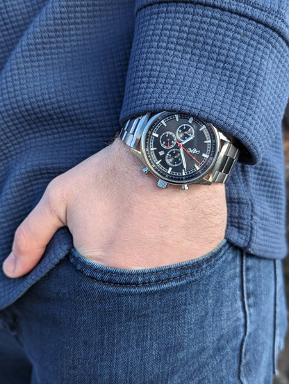 Beyond Boring Watch Co. Black Sport Chronograph - Angler's Pro Tackle & Outdoors