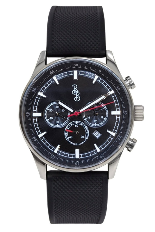 Beyond Boring Watch Co. Black Sport Chronograph - Angler's Pro Tackle & Outdoors