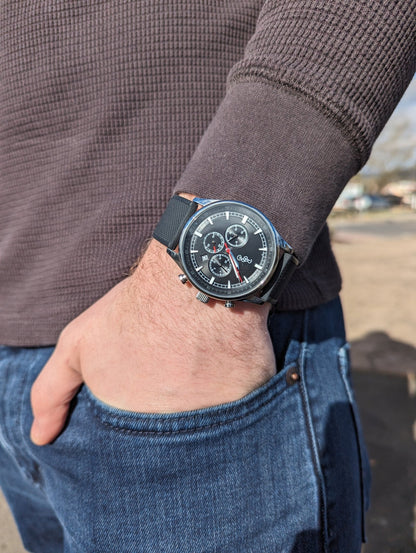 Beyond Boring Watch Co. Black Sport Chronograph - Angler's Pro Tackle & Outdoors