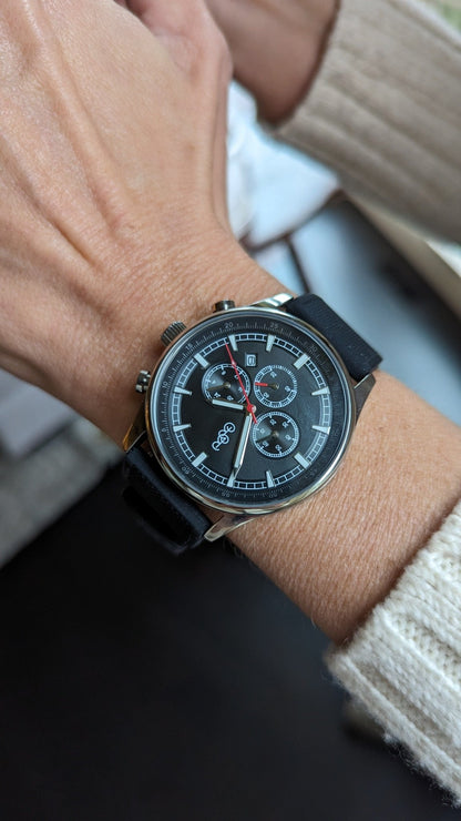 Beyond Boring Watch Co. Black Sport Chronograph - Angler's Pro Tackle & Outdoors