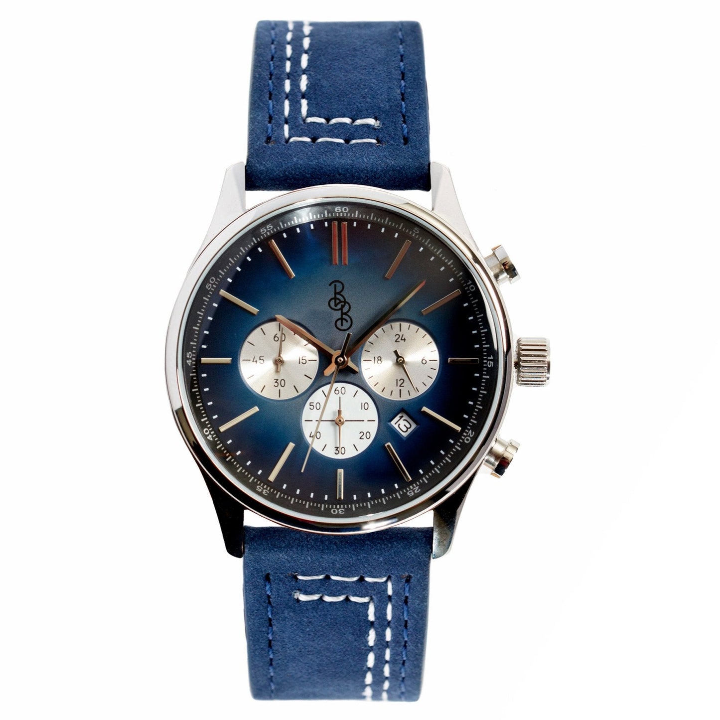 Beyond Boring Watch Co. Blue Retro Chronograph - Angler's Pro Tackle & Outdoors