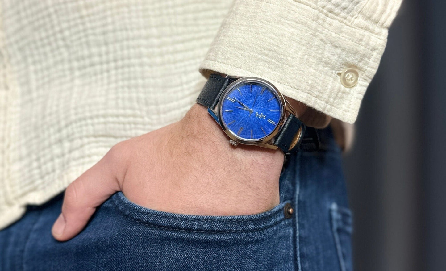 Beyond Boring Watch Co. Blue Sunburst Watch - Angler's Pro Tackle & Outdoors