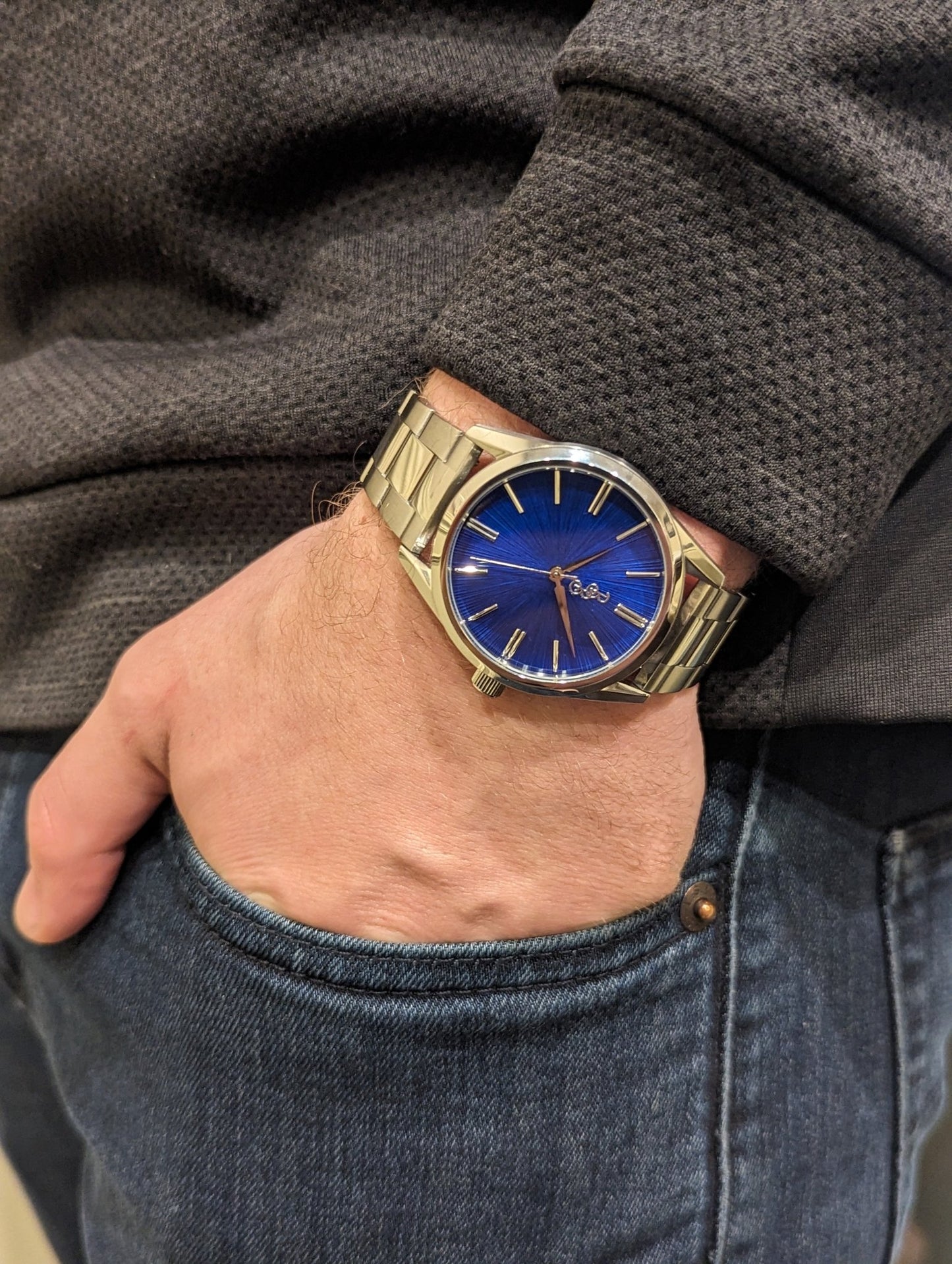 Beyond Boring Watch Co. Blue Sunburst Watch - Angler's Pro Tackle & Outdoors