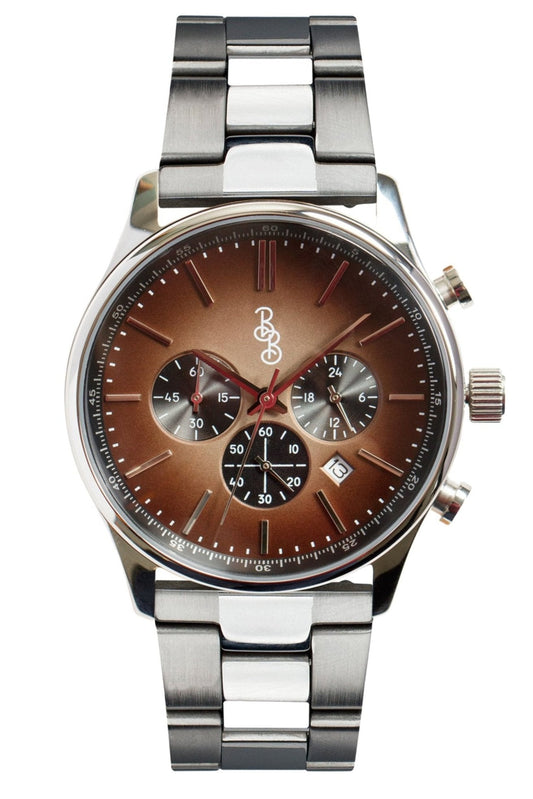 Beyond Boring Watch Co. Brown Retro Chronograph - Angler's Pro Tackle & Outdoors