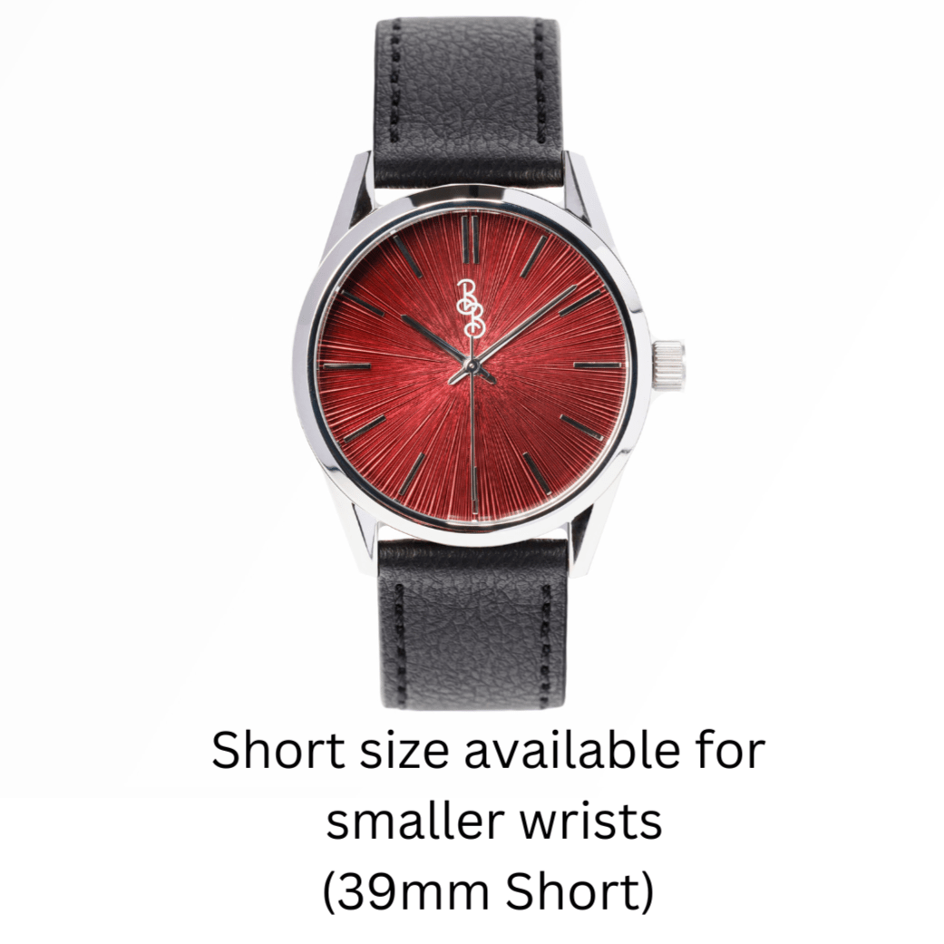 Beyond Boring Watch Co. Burgundy Sunburst Watch - Angler's Pro Tackle & Outdoors