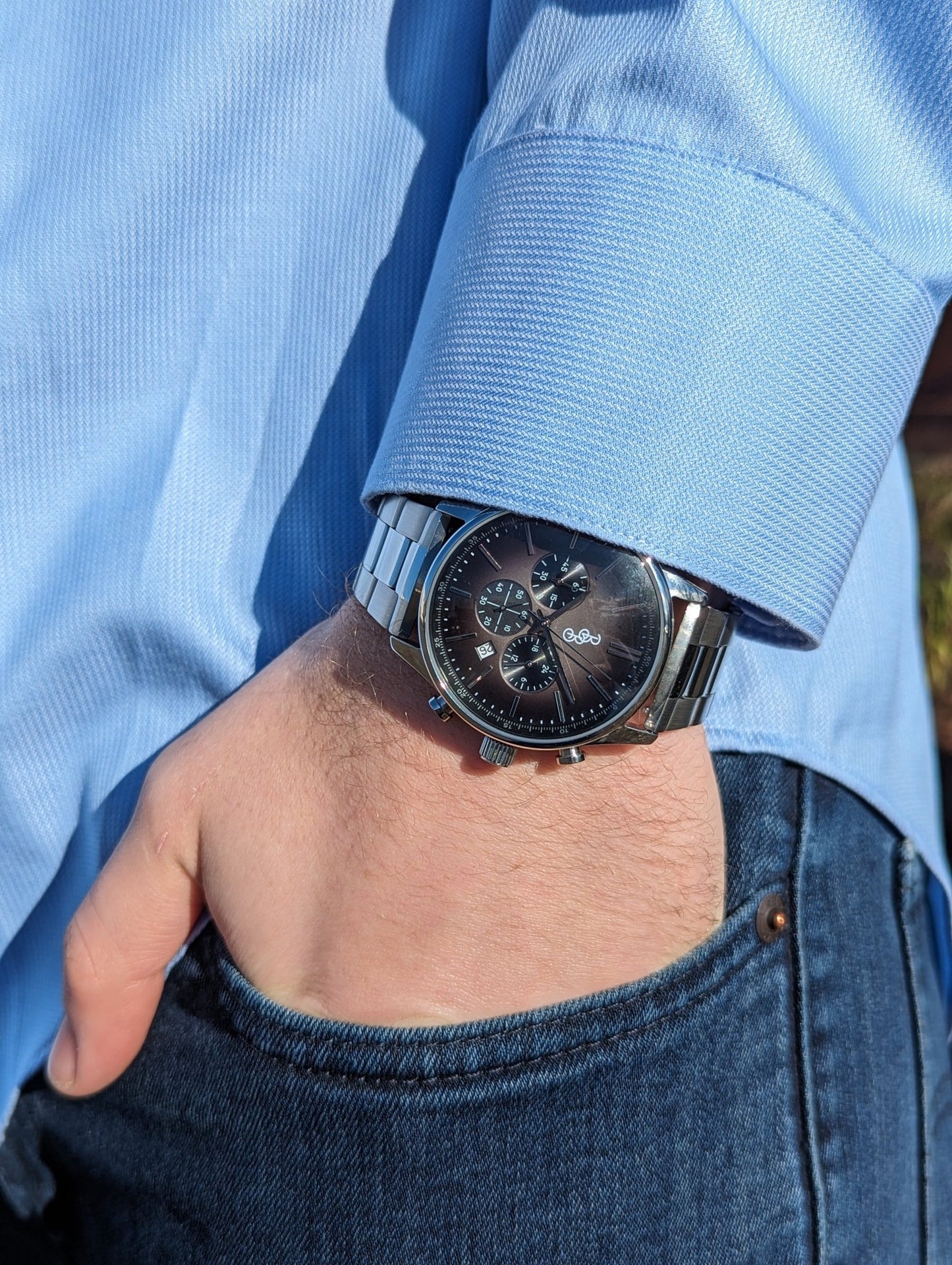 Beyond Boring Watch Co. Gray Retro Chronograph - Angler's Pro Tackle & Outdoors
