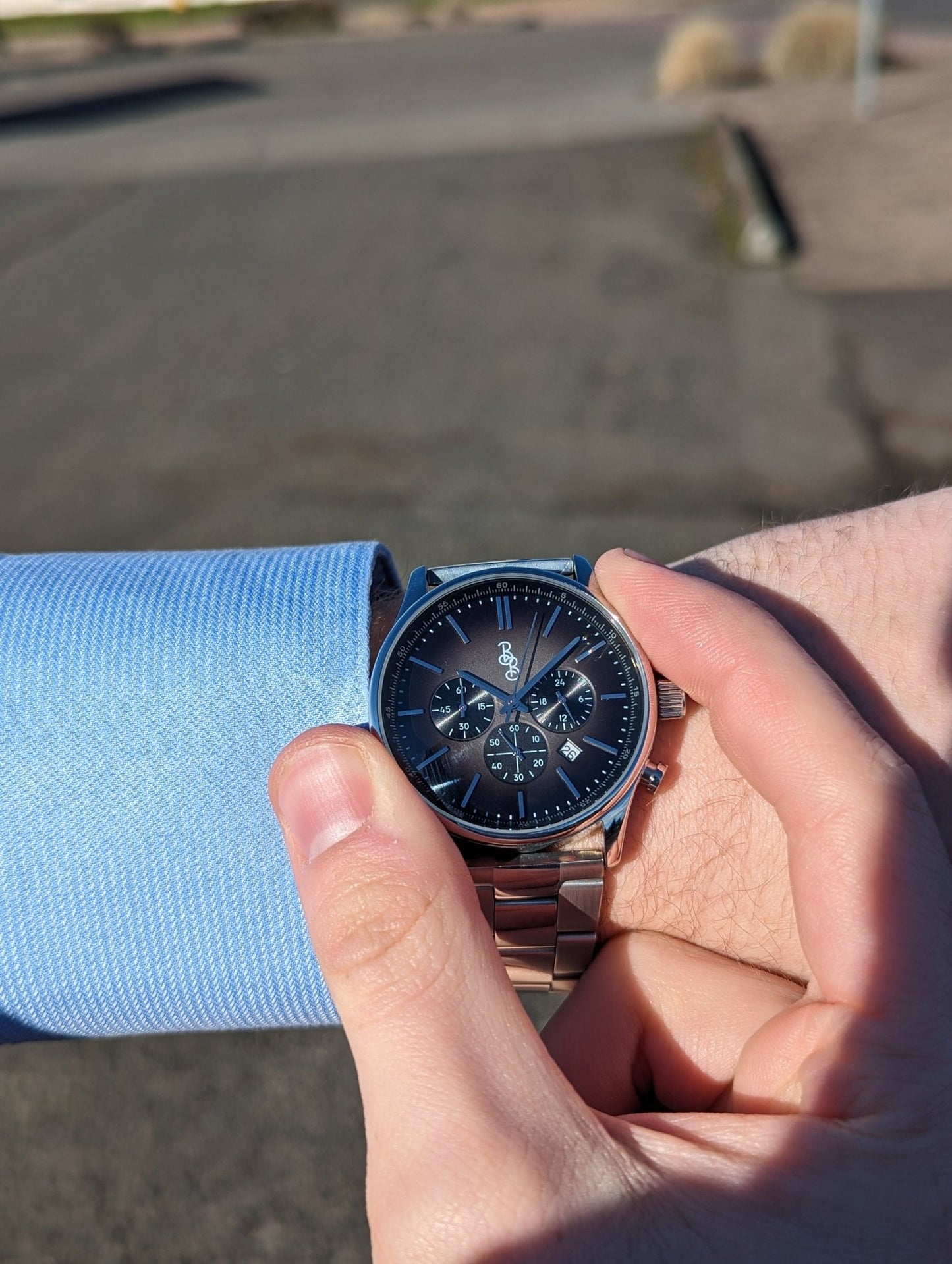Beyond Boring Watch Co. Gray Retro Chronograph - Angler's Pro Tackle & Outdoors