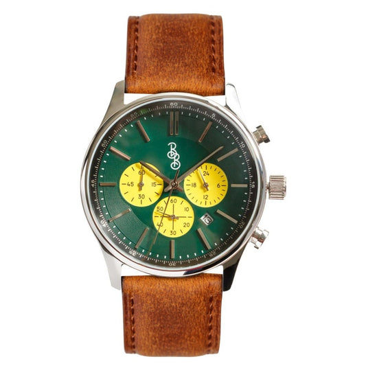 Beyond Boring Watch Co. Green and Yellow Chronograph - Angler's Pro Tackle & Outdoors