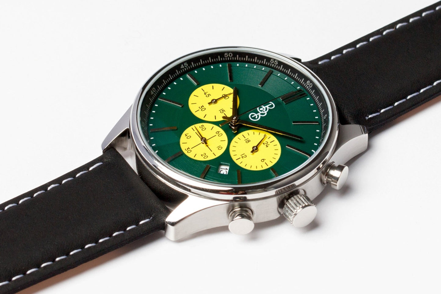 Beyond Boring Watch Co. Green and Yellow Chronograph - Angler's Pro Tackle & Outdoors