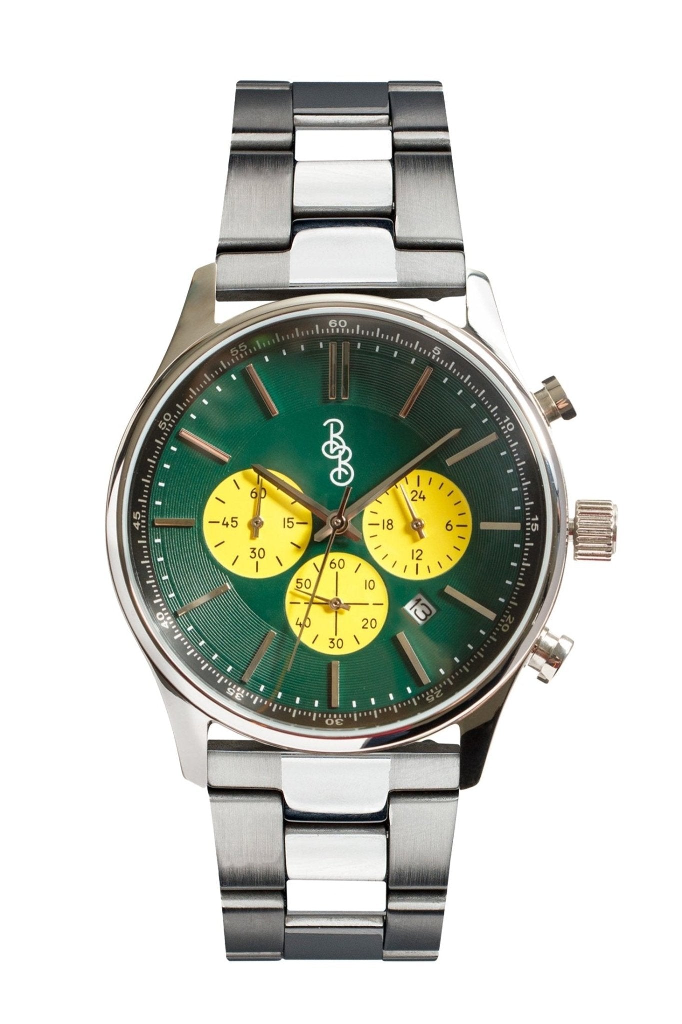 Beyond Boring Watch Co. Green and Yellow Chronograph - Angler's Pro Tackle & Outdoors