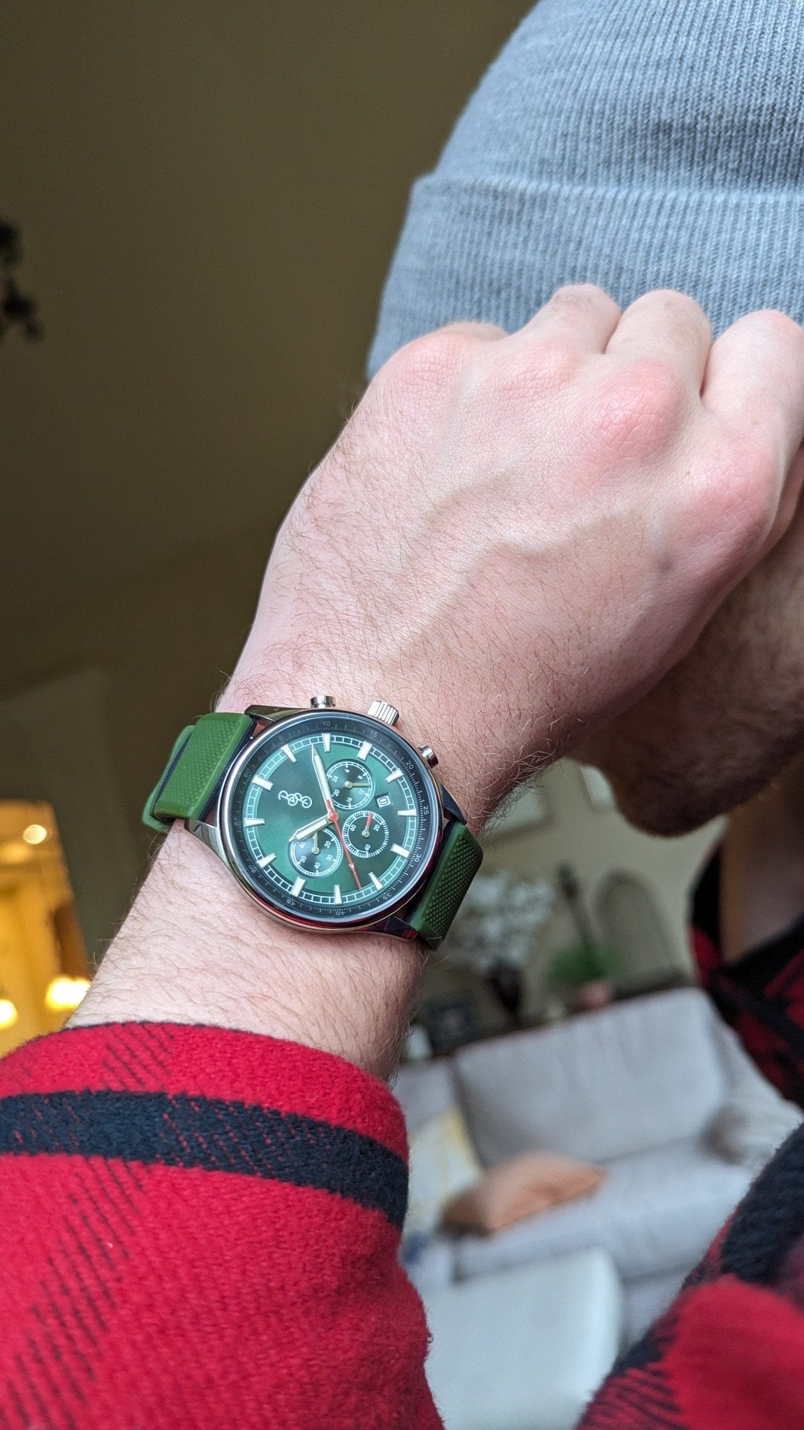 Beyond Boring Watch Co. Green Sport Chronograph - Angler's Pro Tackle & Outdoors