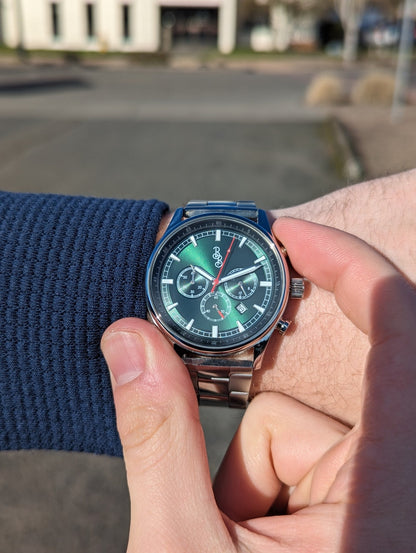 Beyond Boring Watch Co. Green Sport Chronograph - Angler's Pro Tackle & Outdoors