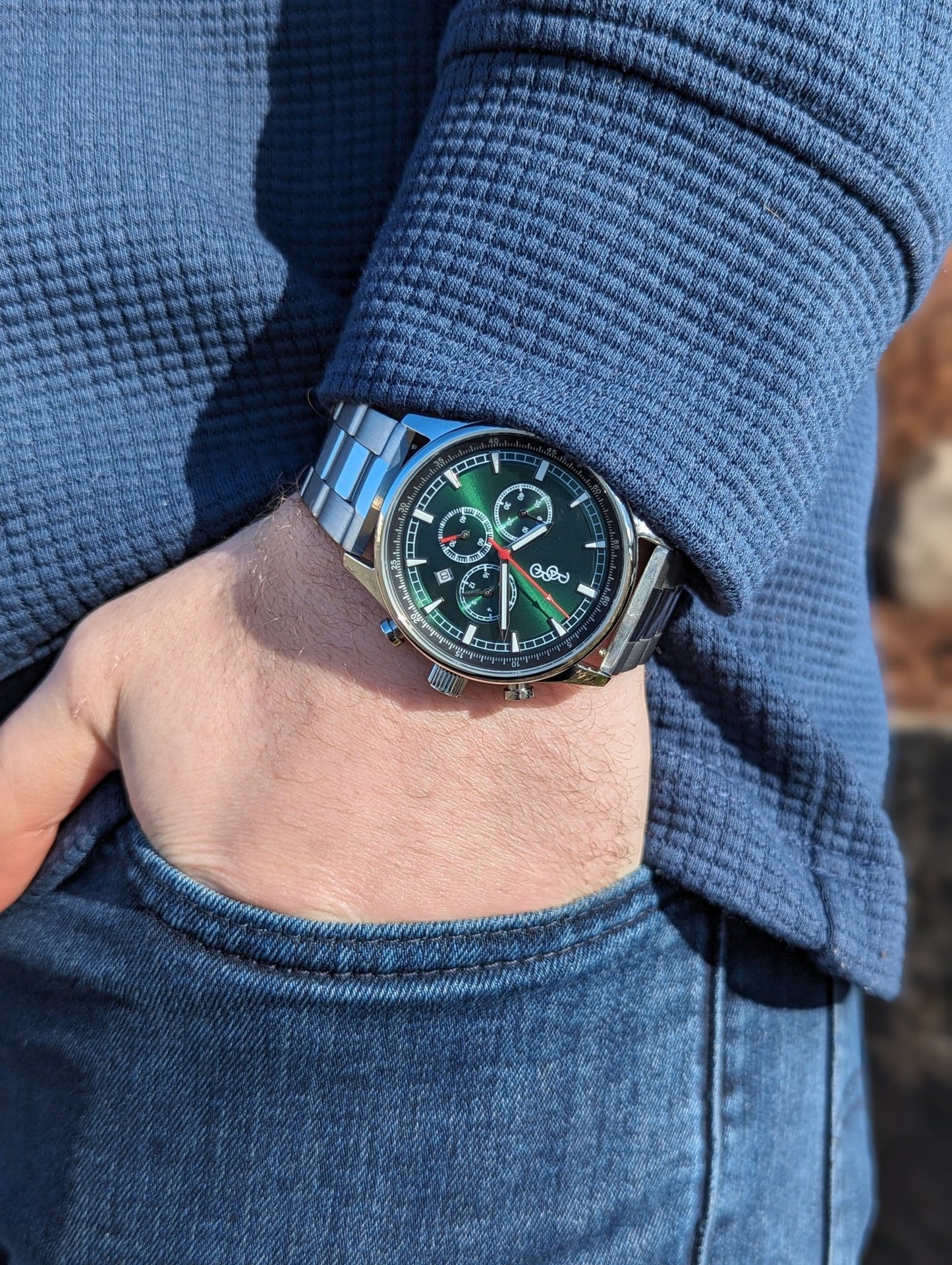 Beyond Boring Watch Co. Green Sport Chronograph - Angler's Pro Tackle & Outdoors