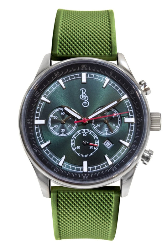 Beyond Boring Watch Co. Green Sport Chronograph - Angler's Pro Tackle & Outdoors