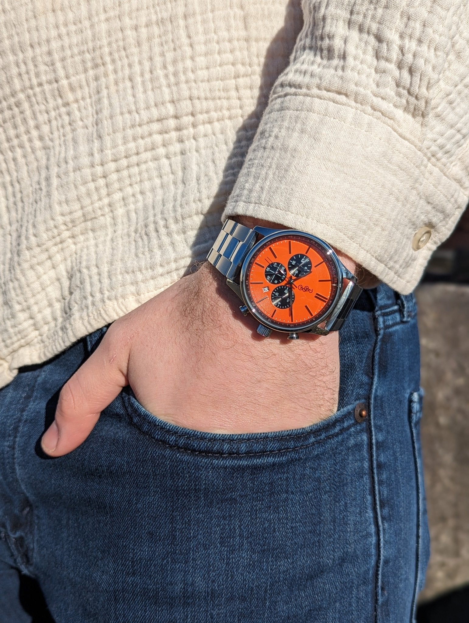 Beyond Boring Watch Co. Orange and Black Chronograph - Angler's Pro Tackle & Outdoors