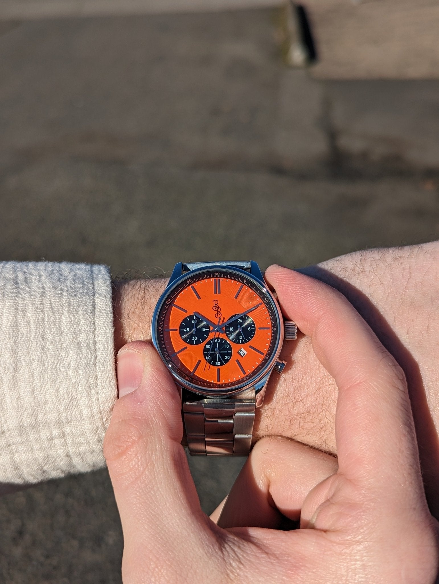 Beyond Boring Watch Co. Orange and Black Chronograph - Angler's Pro Tackle & Outdoors