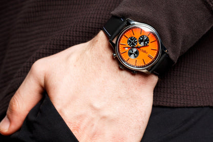 Beyond Boring Watch Co. Orange and Black Chronograph - Angler's Pro Tackle & Outdoors