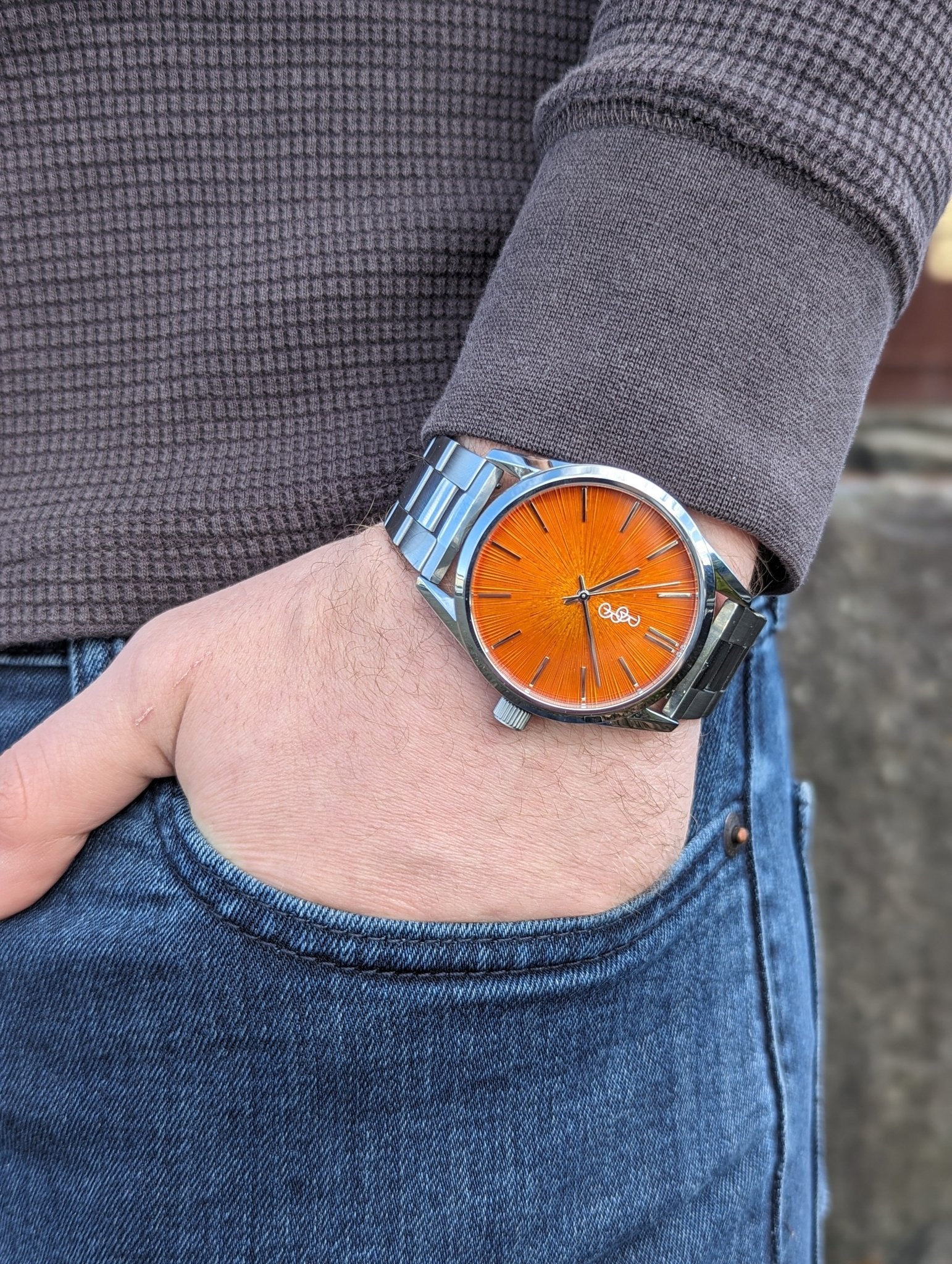 Beyond Boring Watch Co. Orange Sunburst Watch - Angler's Pro Tackle & Outdoors