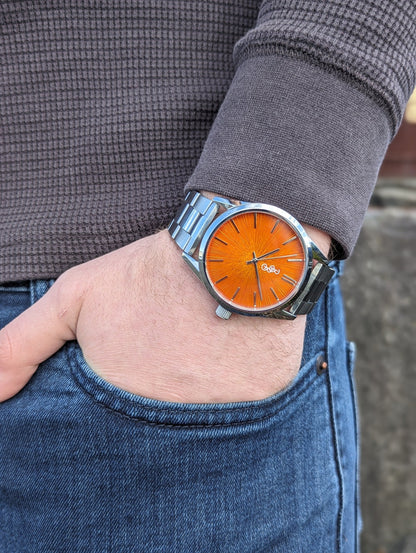 Beyond Boring Watch Co. Orange Sunburst Watch - Angler's Pro Tackle & Outdoors