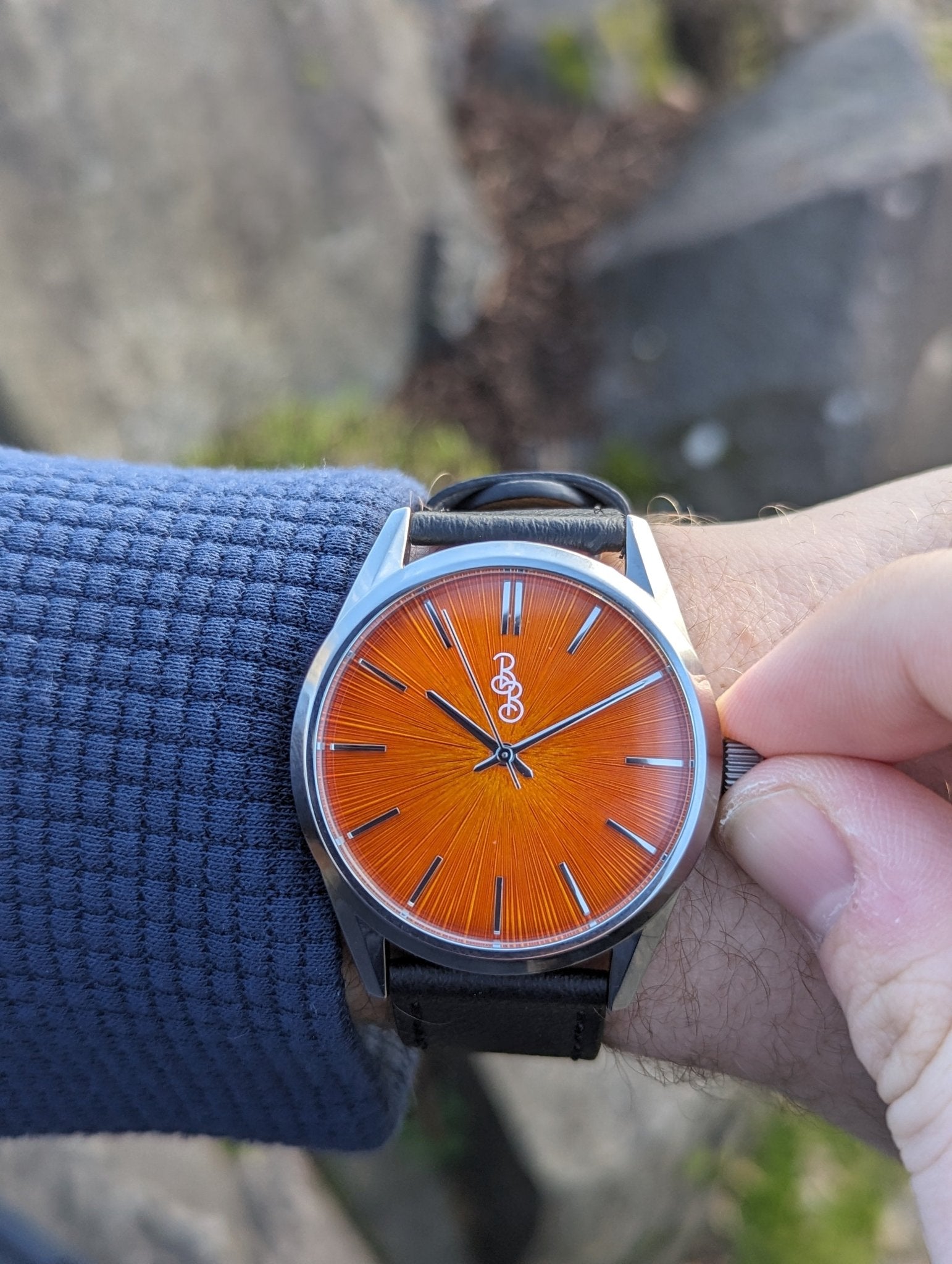 Beyond Boring Watch Co. Orange Sunburst Watch - Angler's Pro Tackle & Outdoors