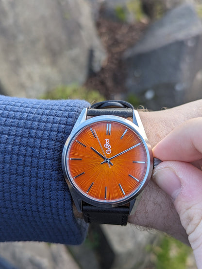 Beyond Boring Watch Co. Orange Sunburst Watch - Angler's Pro Tackle & Outdoors