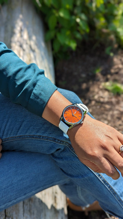 Beyond Boring Watch Co. Orange Sunburst Watch - Angler's Pro Tackle & Outdoors