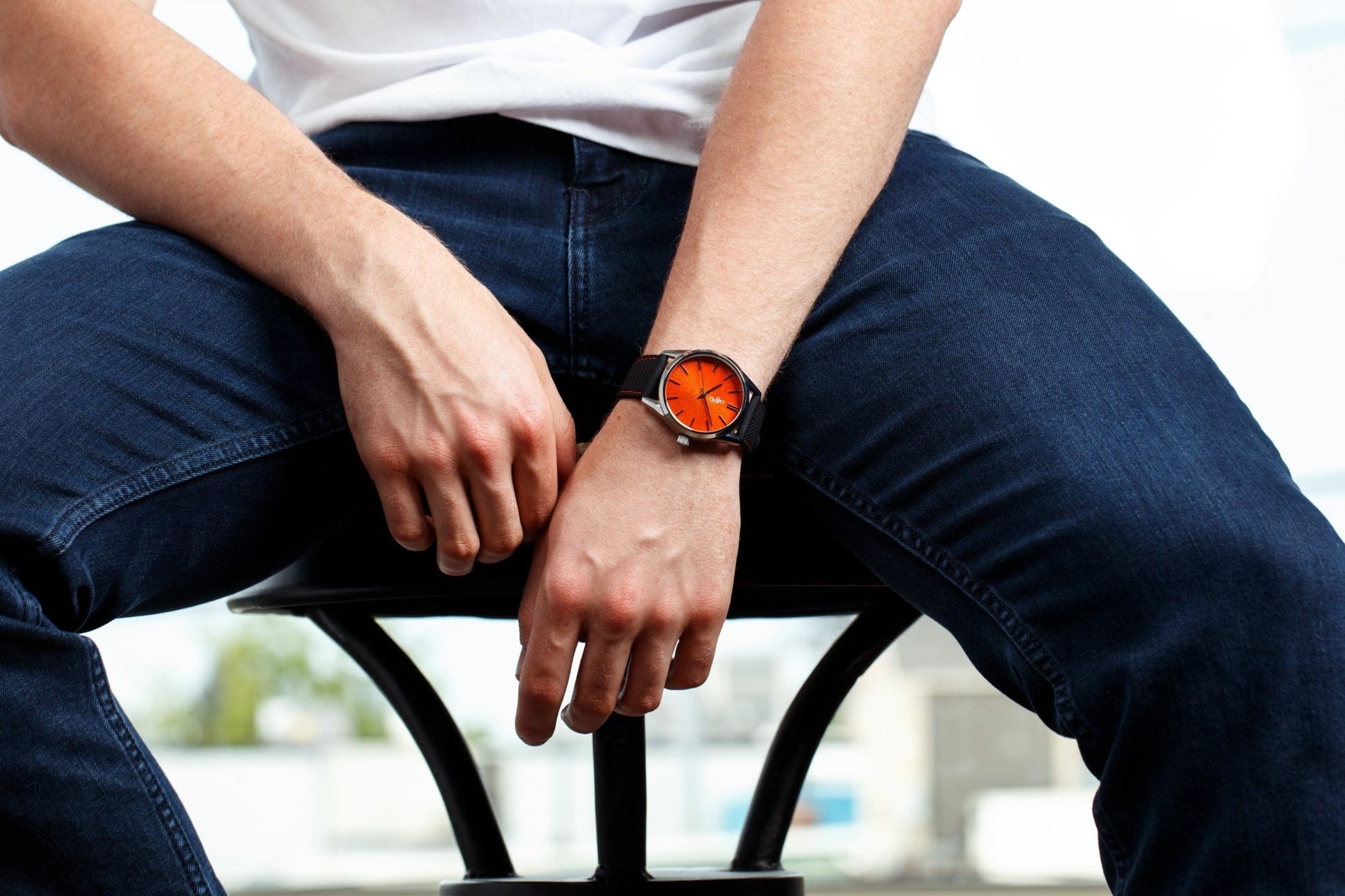Beyond Boring Watch Co. Orange Sunburst Watch - Angler's Pro Tackle & Outdoors