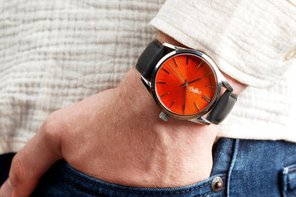Beyond Boring Watch Co. Orange Sunburst Watch - Angler's Pro Tackle & Outdoors