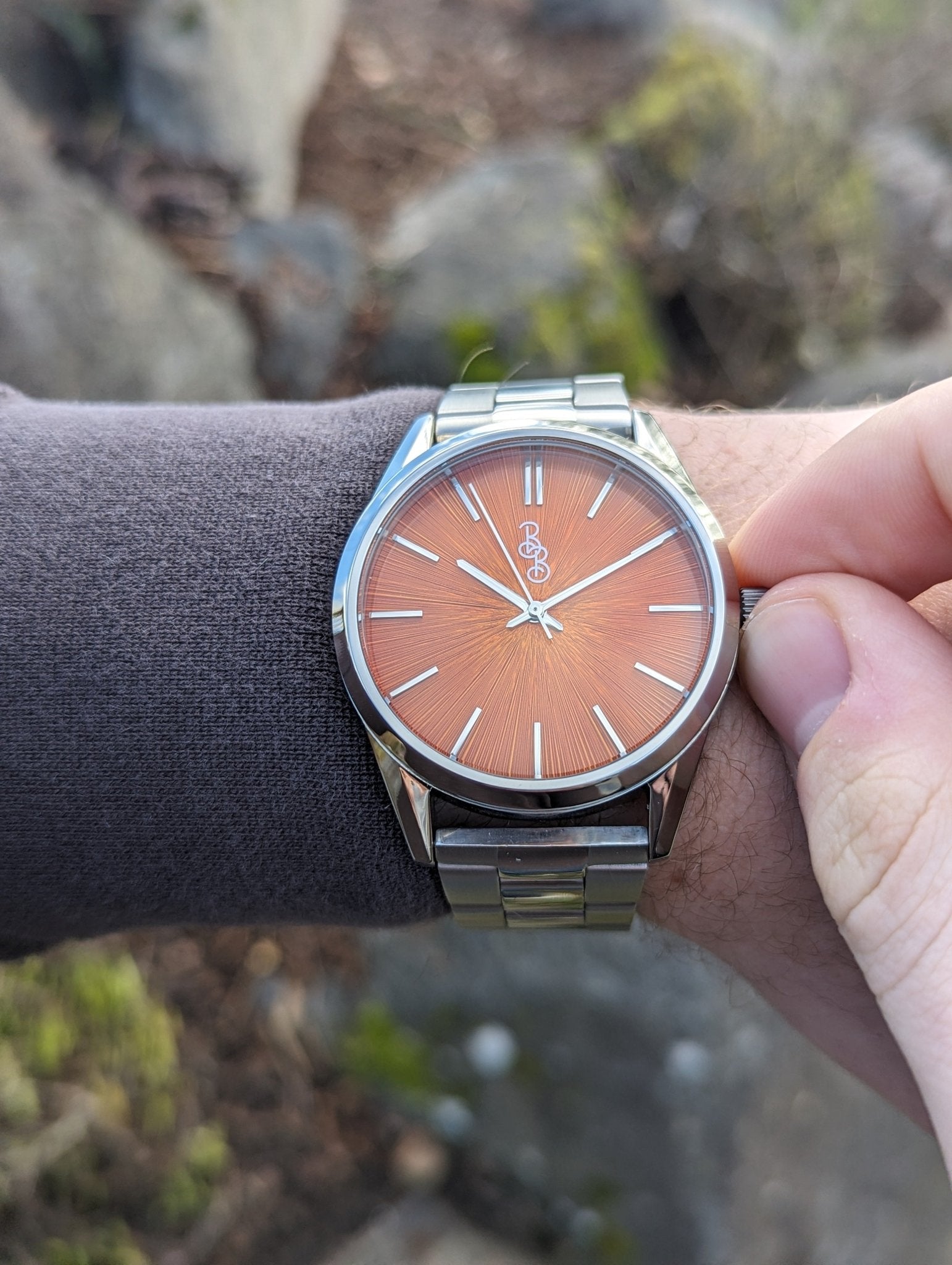 Beyond Boring Watch Co. Orange Sunburst Watch - Angler's Pro Tackle & Outdoors