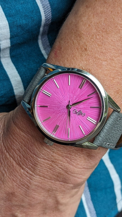 Beyond Boring Watch Co. Pink Sunburst Watch - Angler's Pro Tackle & Outdoors