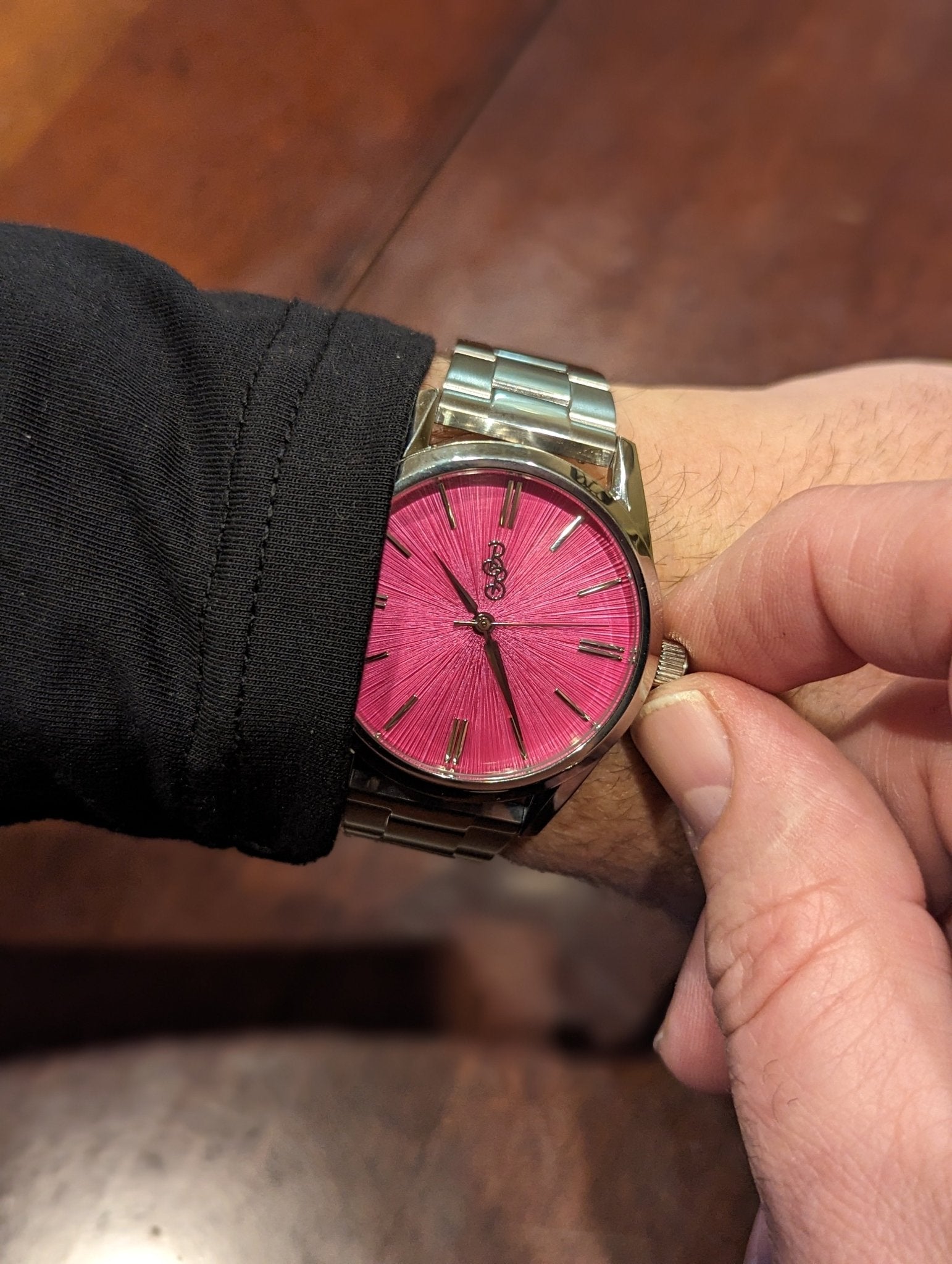 Beyond Boring Watch Co. Pink Sunburst Watch - Angler's Pro Tackle & Outdoors