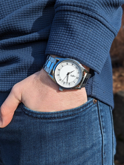 Beyond Boring Watch Co. Silver Classic Watch - Angler's Pro Tackle & Outdoors