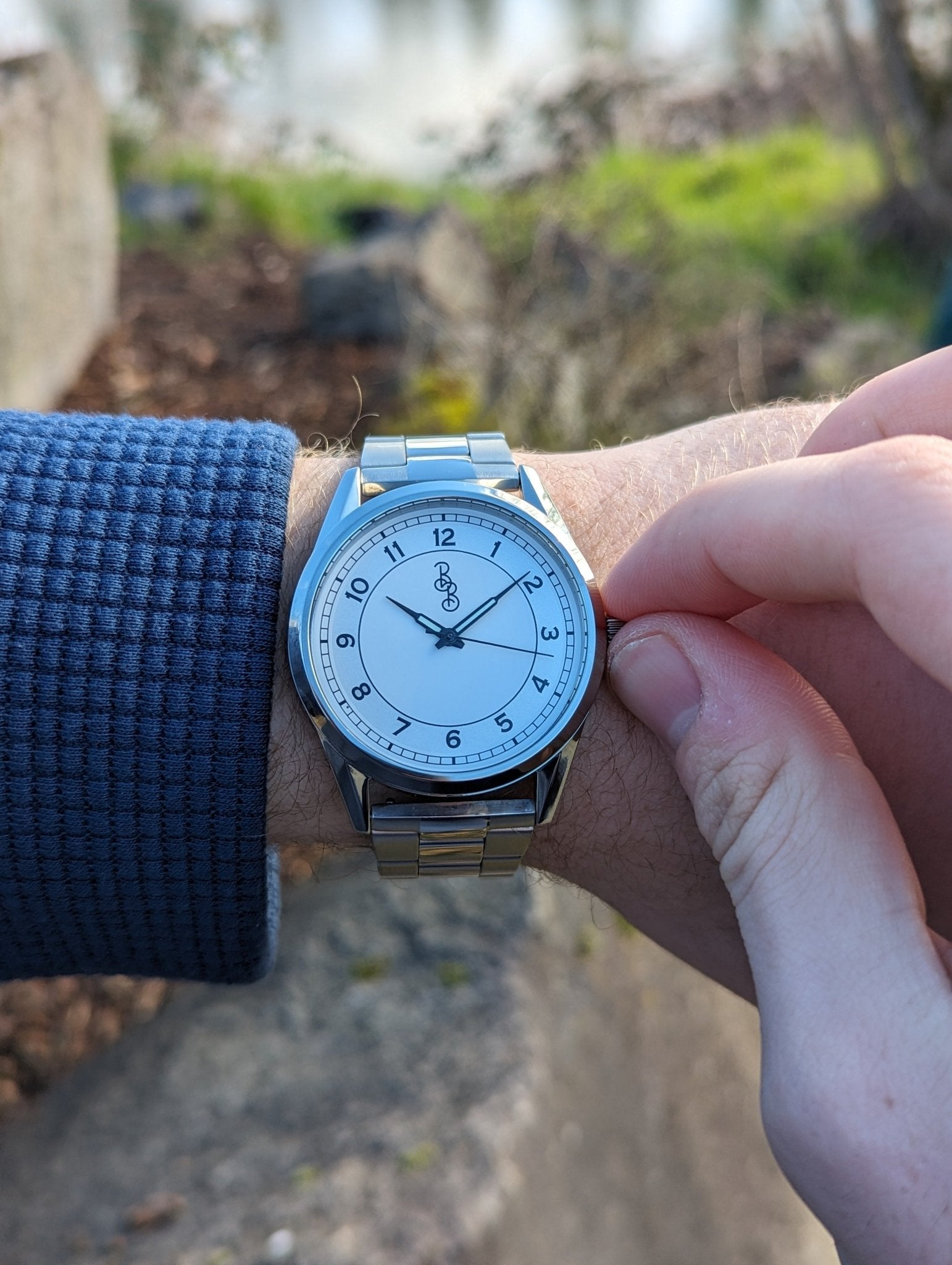 Beyond Boring Watch Co. Silver Classic Watch - Angler's Pro Tackle & Outdoors
