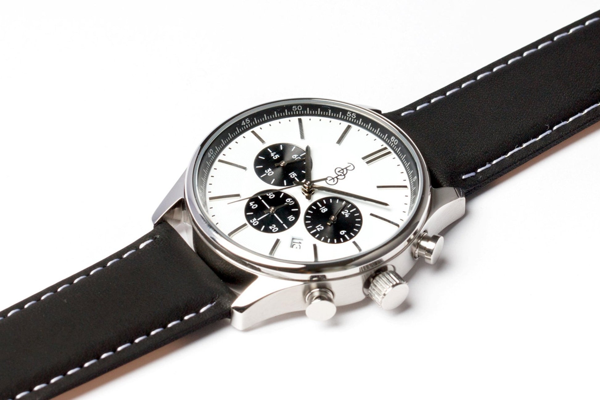 Beyond Boring Watch Co. White and Black Chronograph - Angler's Pro Tackle & Outdoors
