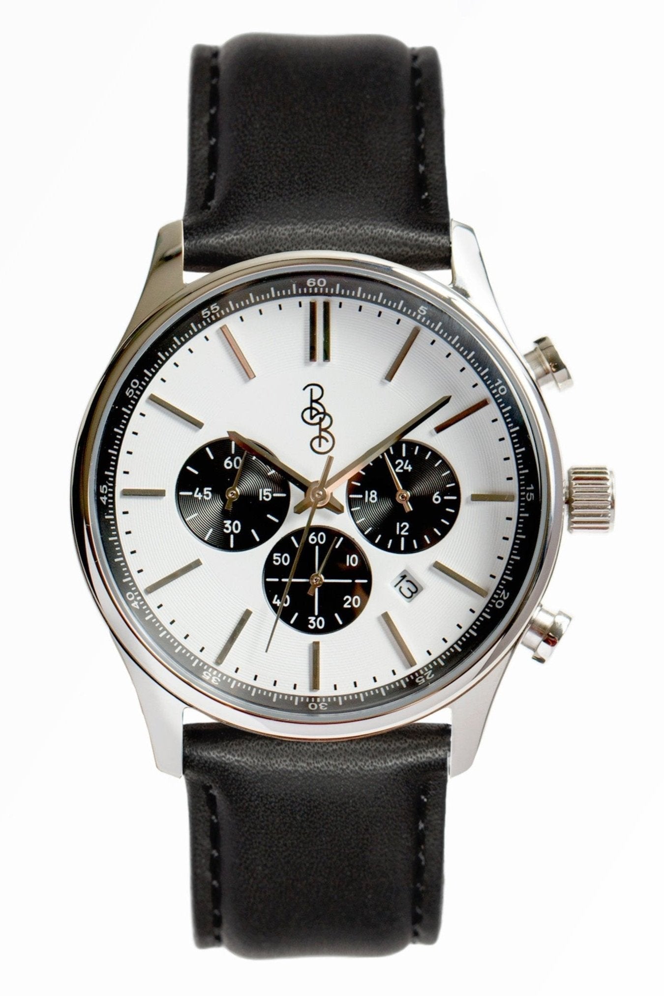 Beyond Boring Watch Co. White and Black Chronograph - Angler's Pro Tackle & Outdoors