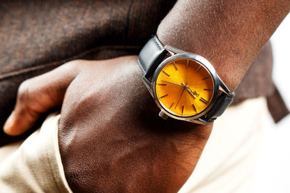Beyond Boring Watch Co. Yellow Sunburst Watch - Angler's Pro Tackle & Outdoors