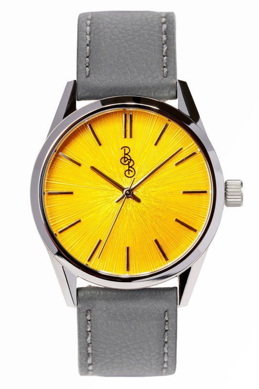 Beyond Boring Watch Co. Yellow Sunburst Watch - Angler's Pro Tackle & Outdoors