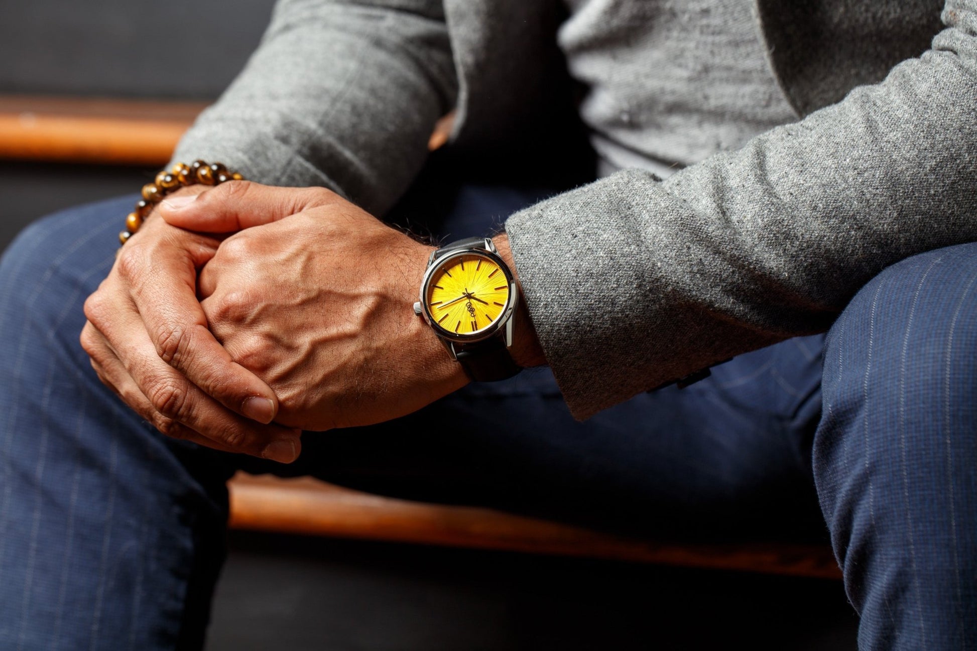 Beyond Boring Watch Co. Yellow Sunburst Watch - Angler's Pro Tackle & Outdoors