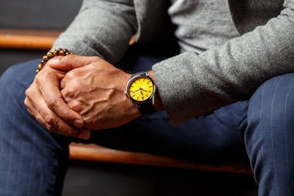 Beyond Boring Watch Co. Yellow Sunburst Watch - Angler's Pro Tackle & Outdoors