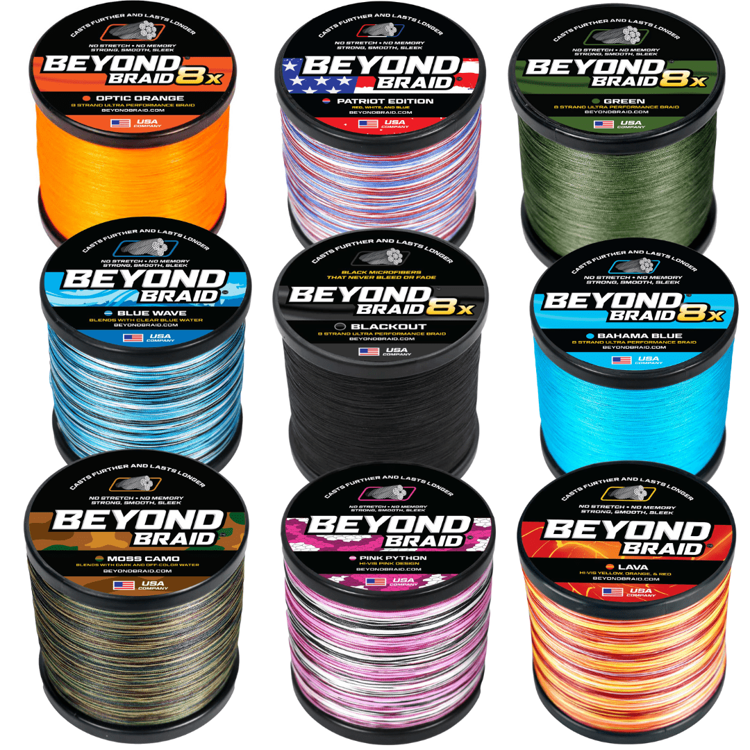 Beyond Braid Braided Fishing Line - 300 Yards, Pro Grade Performance for Saltwater & Freshwater - Beyond Braid - Angler's Pro Tackle & Outdoors