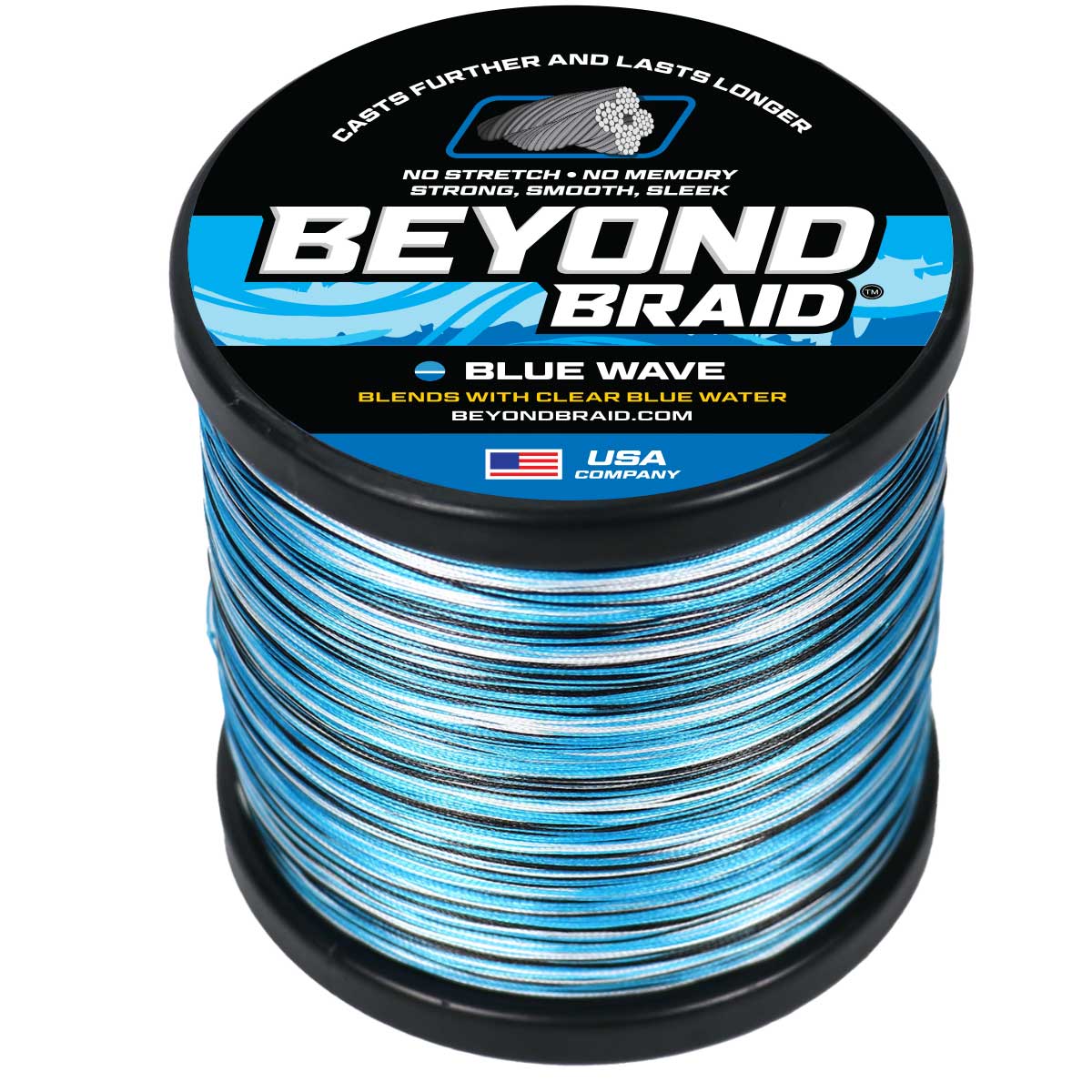 Beyond Braid Braided Fishing Line - 300 Yards, Pro Grade Performance for Saltwater & Freshwater - Beyond Braid - Angler's Pro Tackle & Outdoors