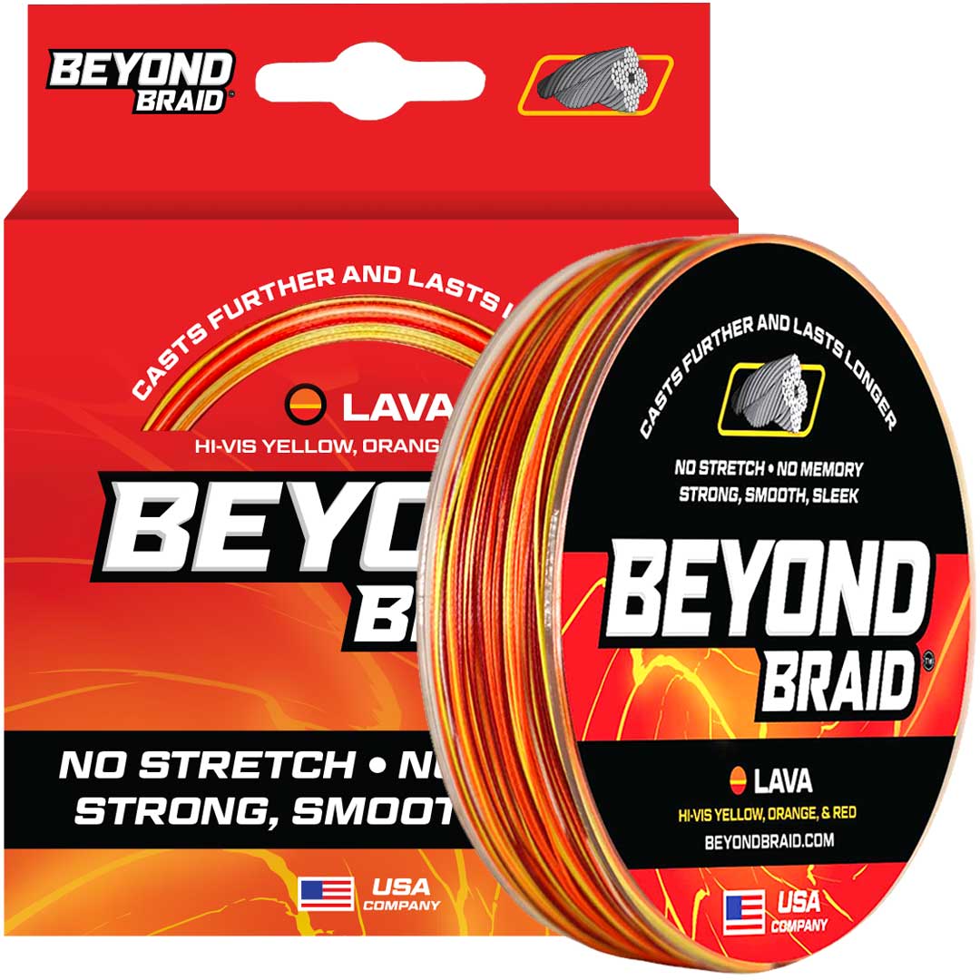 Beyond Braid - Lava - Red, Orange, & Yellow - Angler's Pro Tackle & Outdoors