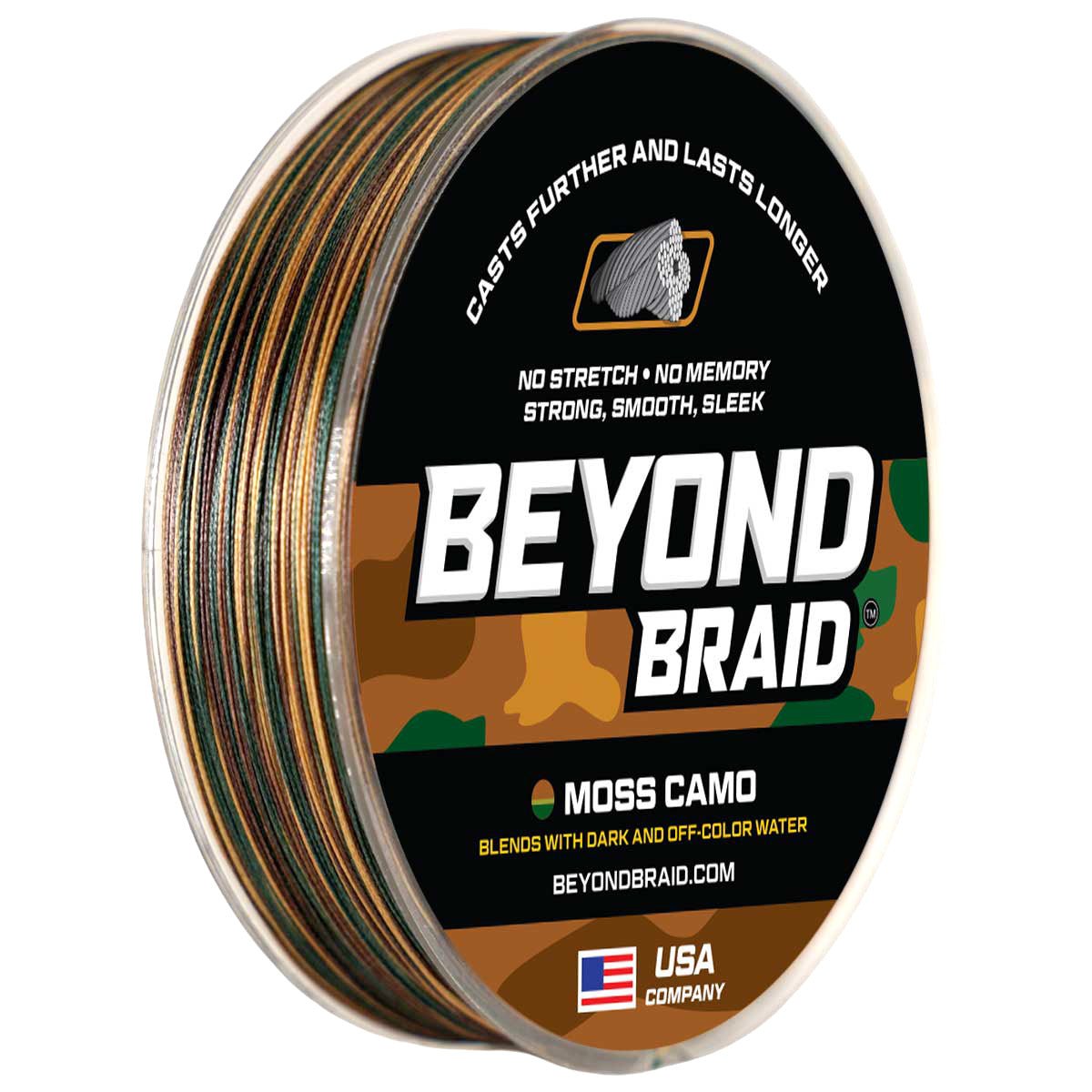 Beyond Braid Moss Camo 300 - 2000 Yard Spools - Angler's Pro Tackle & Outdoors