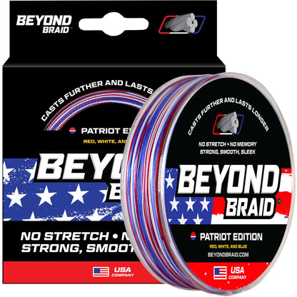 Beyond Braid Patriot Edition - Red, White, & Blue - Angler's Pro Tackle & Outdoors