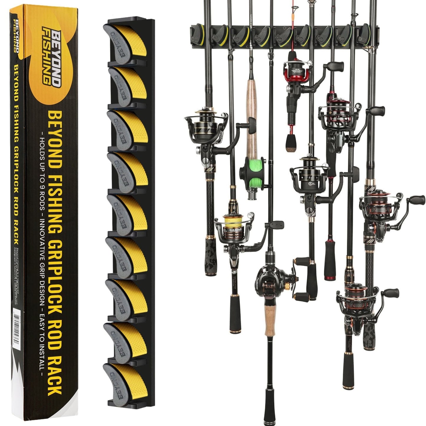 Beyond Fishing GripLock Vertical Fishing Rod Rack - Angler's Pro Tackle & Outdoors
