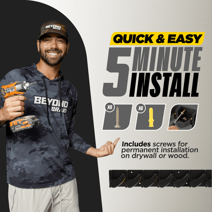 Beyond Fishing GripLock Vertical Fishing Rod Rack - Angler's Pro Tackle & Outdoors